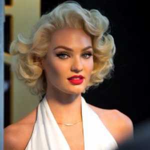 Gravide Candice Swanepoel în imaginea lui Marilyn Monroe în factorul maxim de publicitate
