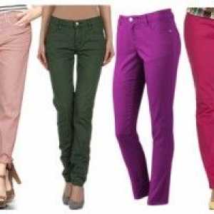 O revolta de culori: pantaloni de culoare de moda