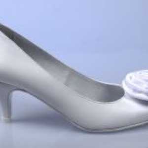 Pantofi de nunta cu tocuri joase