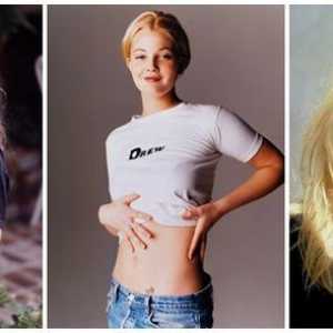Drew Barrymore în tinerețe