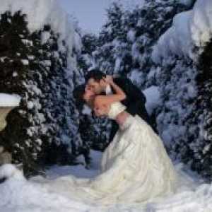 Idei pentru sedinta foto de nunta în timpul iernii