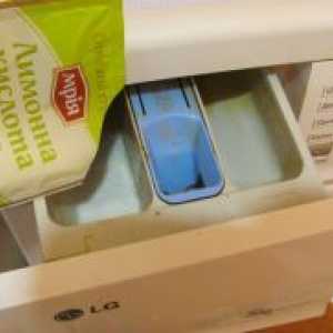 Cum pentru a curăța mașina de spălat cu acid citric?