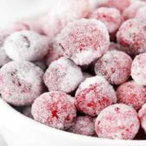 Cranberry în zahăr pudră