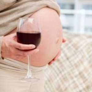 Vinul roșu în timpul sarcinii