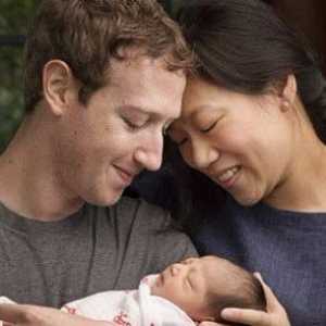 Mark Zuckerberg se schimbă scutece fiica