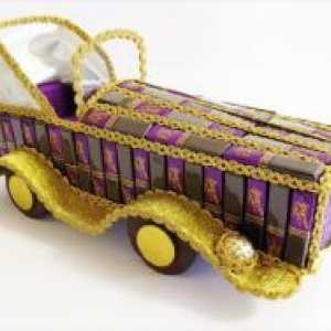 Mașina este făcută din dulciuri