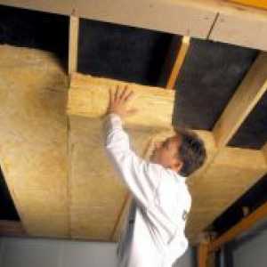 Materiale de izolare fonică a pereților și tavanelor