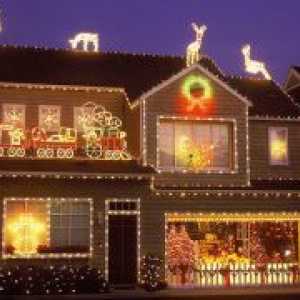 Decorațiuni de Crăciun de fațade