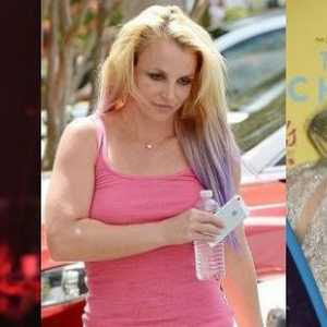 Noua culoare de par Britney Spears
