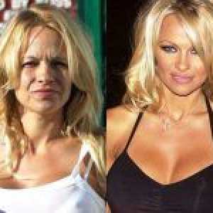 Pamela Anderson fara machiaj