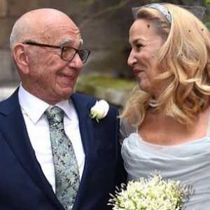 Primele imagini de la nunta lui Rupert Murdoch si Jerry Hall a apărut în rețea