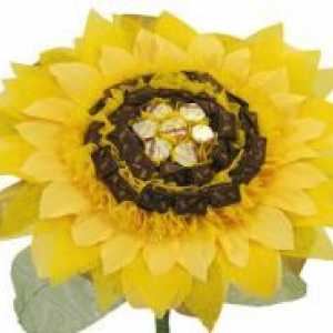 Floarea-soarelui de dulciuri - o clasă de master
