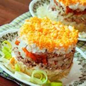 Salata cu conserve din pește