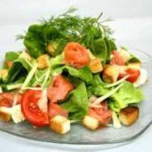 Salata cu păstrăv sărat