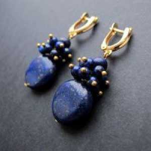 Cercei cu lapis lazuli