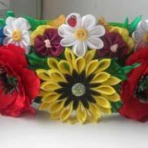 Coroană de flori din Ucraina cu mâinile