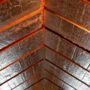 Izolarea termică a tavanului în casă cu un acoperiș rece
