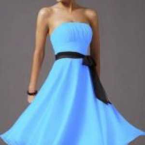 Seara rochie albastră