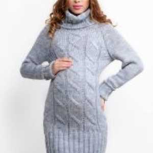 Rochii tricotate pentru femei gravide