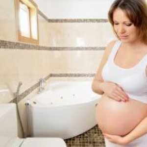 Descărcare a unui lichid în timpul sarcinii