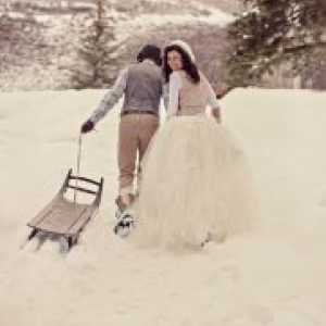 Nunta de iarna sedinta foto - idei